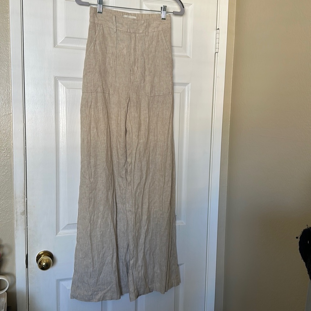 Abercrombie tailored linen pants